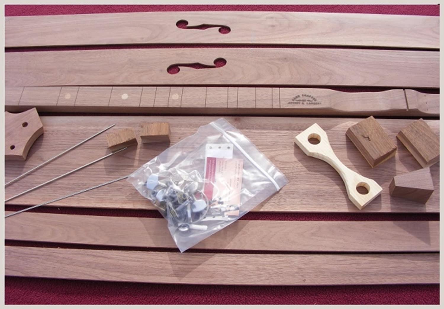 Premium Mountain Dulcimer Kit Easy To Build All Hardware