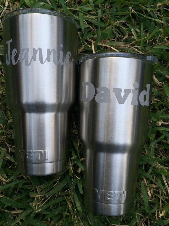 Etched Yeti Cup etching etched Yeti Yeti personalized