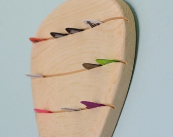 Guitar Pick - Wood Guitar Pick - Guitar Pick Wall Art - Giant Wooden Pick
