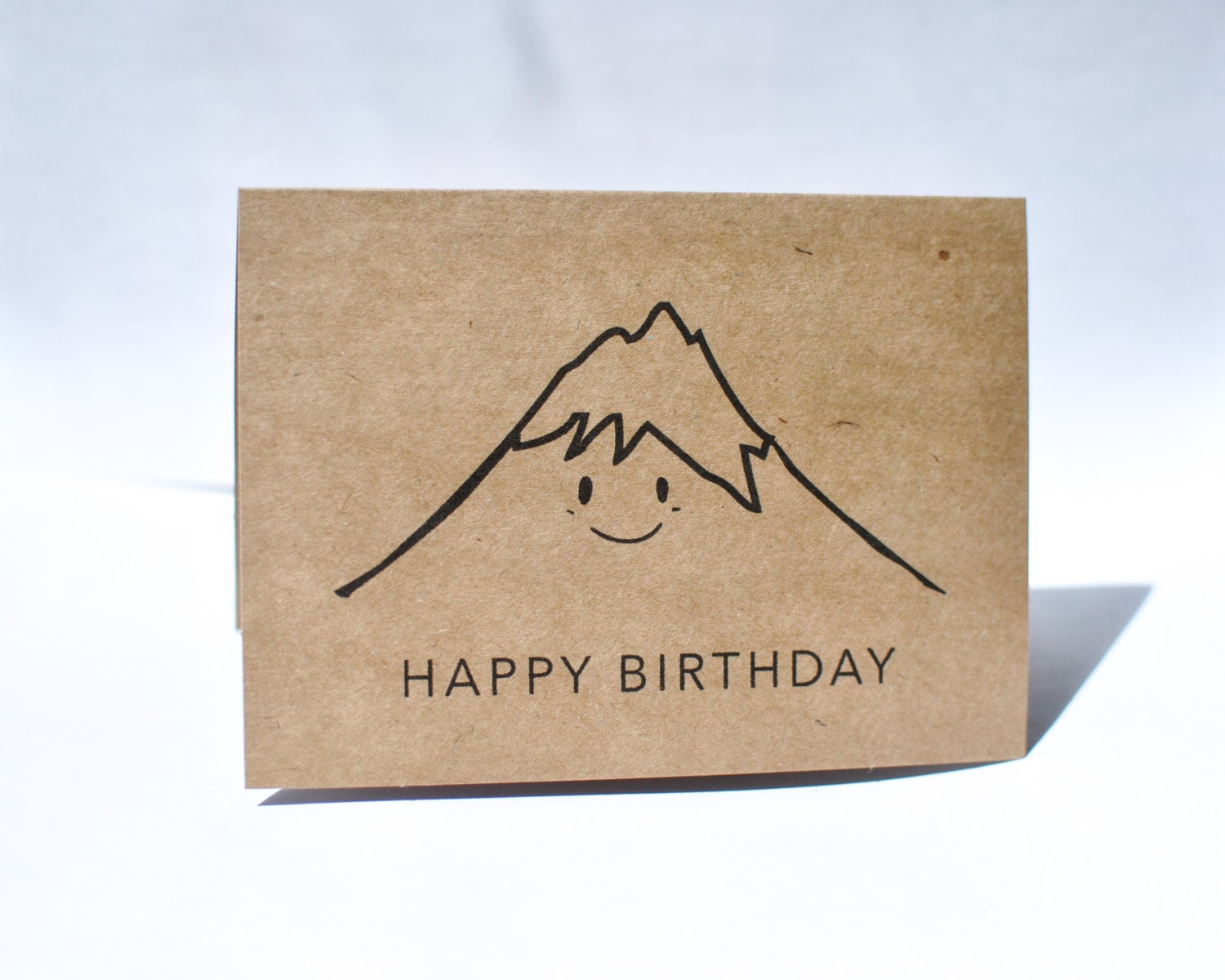 SALE 50 off Happy  Birthday  Happy  Mountain Card Happy 