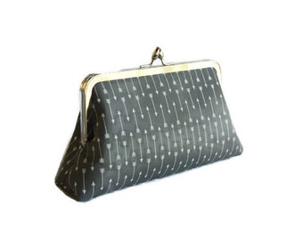 Gray evening clutch/ Bridesmaids gift /Bridal shower purse/Summer wedding purse/ Gray evening purse / Purse for wedding/ Gift for her