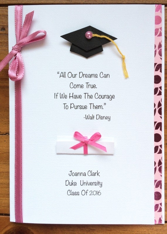 Personalized Graduation Greeting Card FemaleWith Name