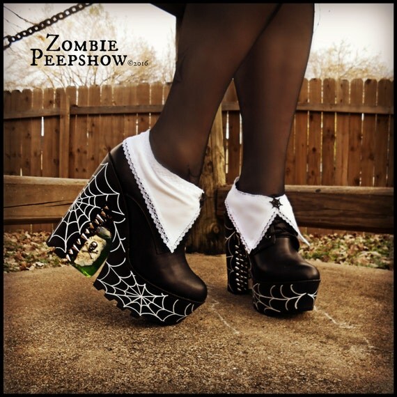 Wednesday Addams "Pick Your Poison" Boots