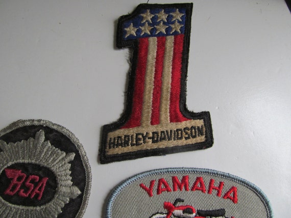 harley iron on patches