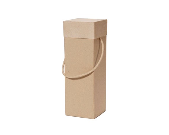 Paper Mache Wine Box - Party Favor or Holiday Gift Box - Craft and Party Supplies Il_570xn