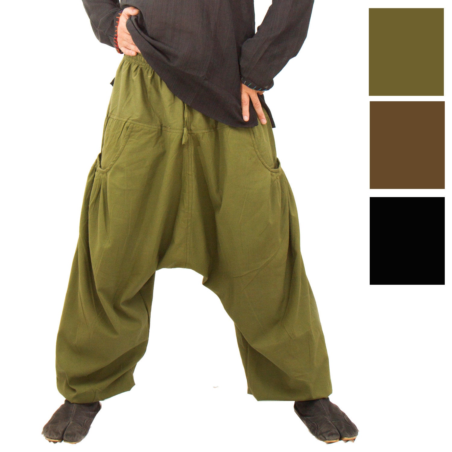 Harem Pants with pockets Aladdin Pants Harem Trousers