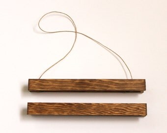 Wooden Magnetic Poster Print Holder // Fabric Display // Hanging Canvas // Photo Hanger // Print Display // Hanging Wall Art // Unique Frame