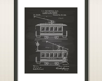 Trolley patent | Etsy