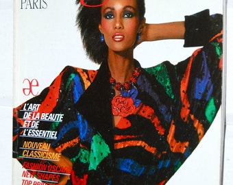 Vintage Elegance Paris Fashion Magazine, 1984