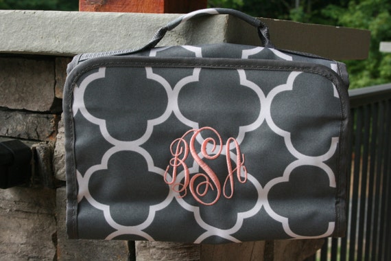 personalised hanging toiletry bag