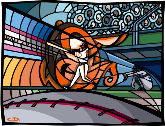 Oriole's Baseball (8"h x 10"w)