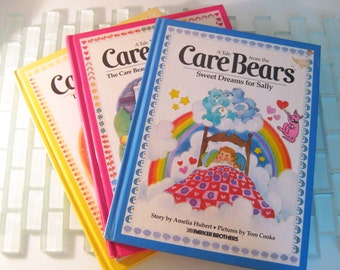 Care Bear Books Illustrated - Parker Brothers - 3 included