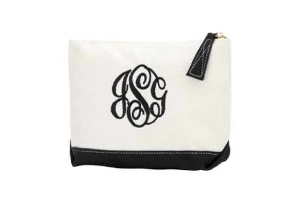 cosmetic pouch monogram canvas