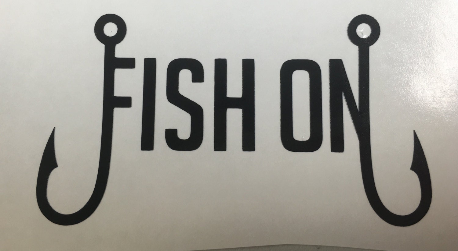 Fish On Fish Hook for Yeti Tumbler Car Bag Cups etc with or