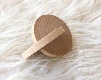 Montessori Baby Toy - Modern Toy - Montessori Toy - Grasping Toy - Rolling disc - Interlocking Disc - Natural Toy - Interlocking Discs