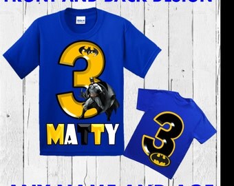 Batman Birthday Shirt - Batman Shirt