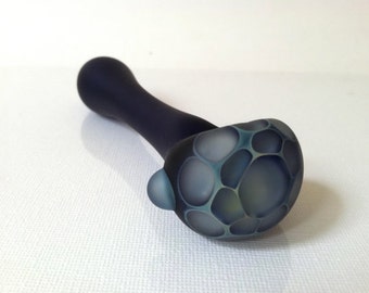 Glass Pipe, Spoon Pipe, Honeycomb Glass Spoon Pipe
