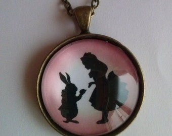 rabbit bunny alice in wonderland kawaii vintage
