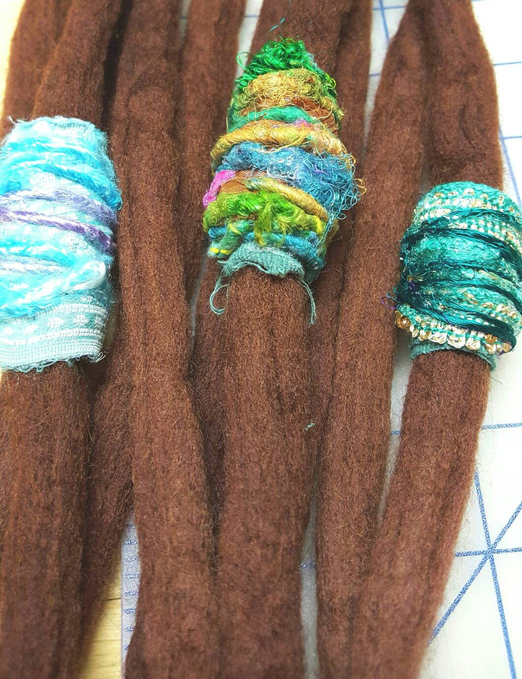 Set of 3 Dreadlock Beads Hair Accessories by DreadlocksbyJena