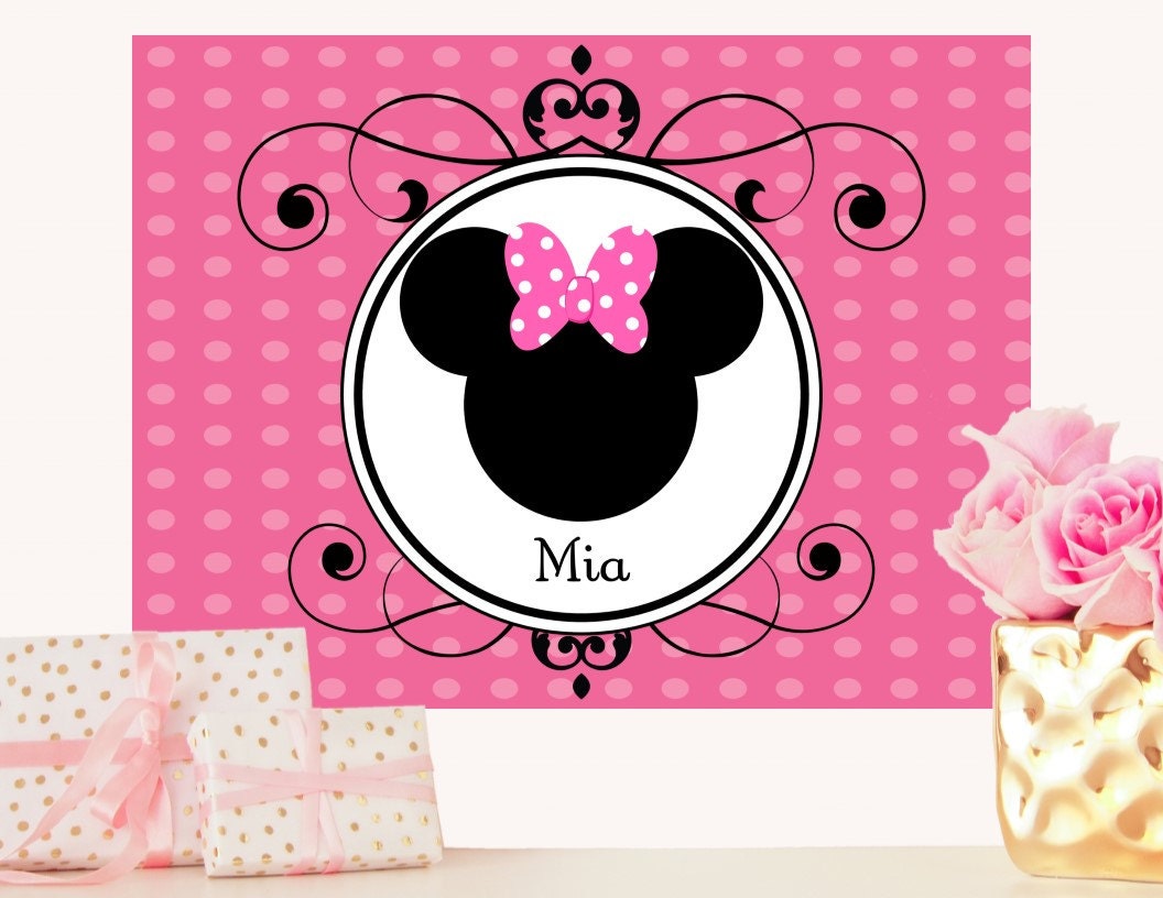 minnie mouse backdrop