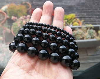 High Quality Black Tourmaline Bracelet-4,6,8,10,12mm-AAA Grade