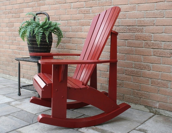 Adirondack Rocking Chair Plans Digital CAD PDF
