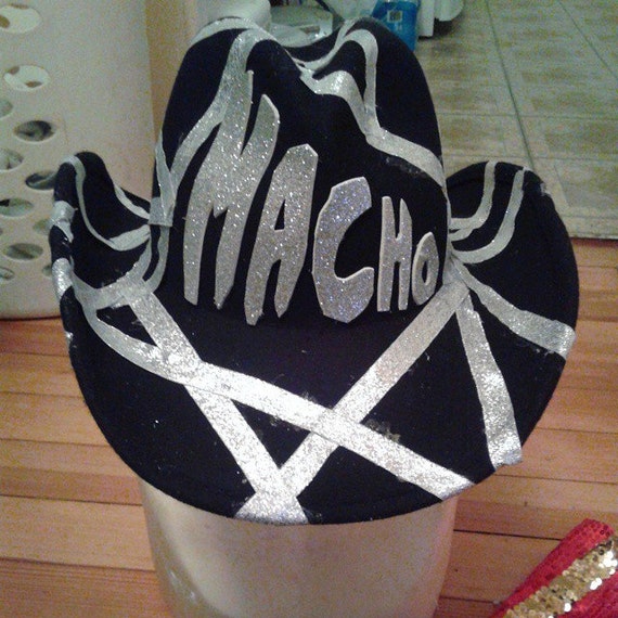 Custom Macho Man Randy Savage Cowboy Hat by ManchesterArt on Etsy