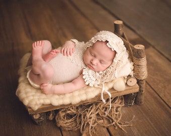 Newborn Bed Photography Prop, Newborn Photo Prop, Newborn Bed Prop Newborn Photography, Wooden Prop, Prop, Photography Prop