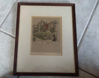 Vintage Bingham Melcombe Print