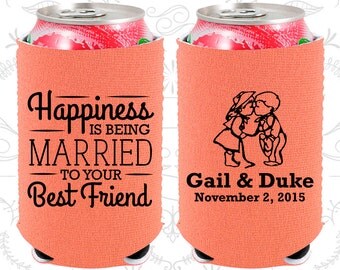 best friend beer koozies