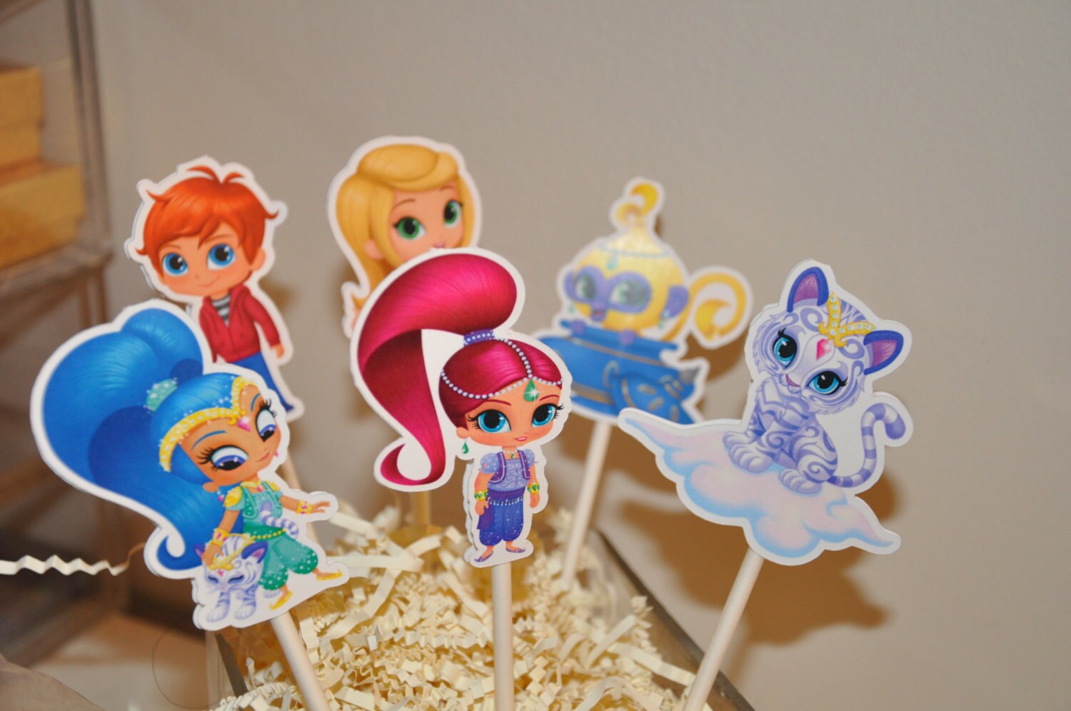 Shimmer and Shine Cupcake Toppers Set of 12