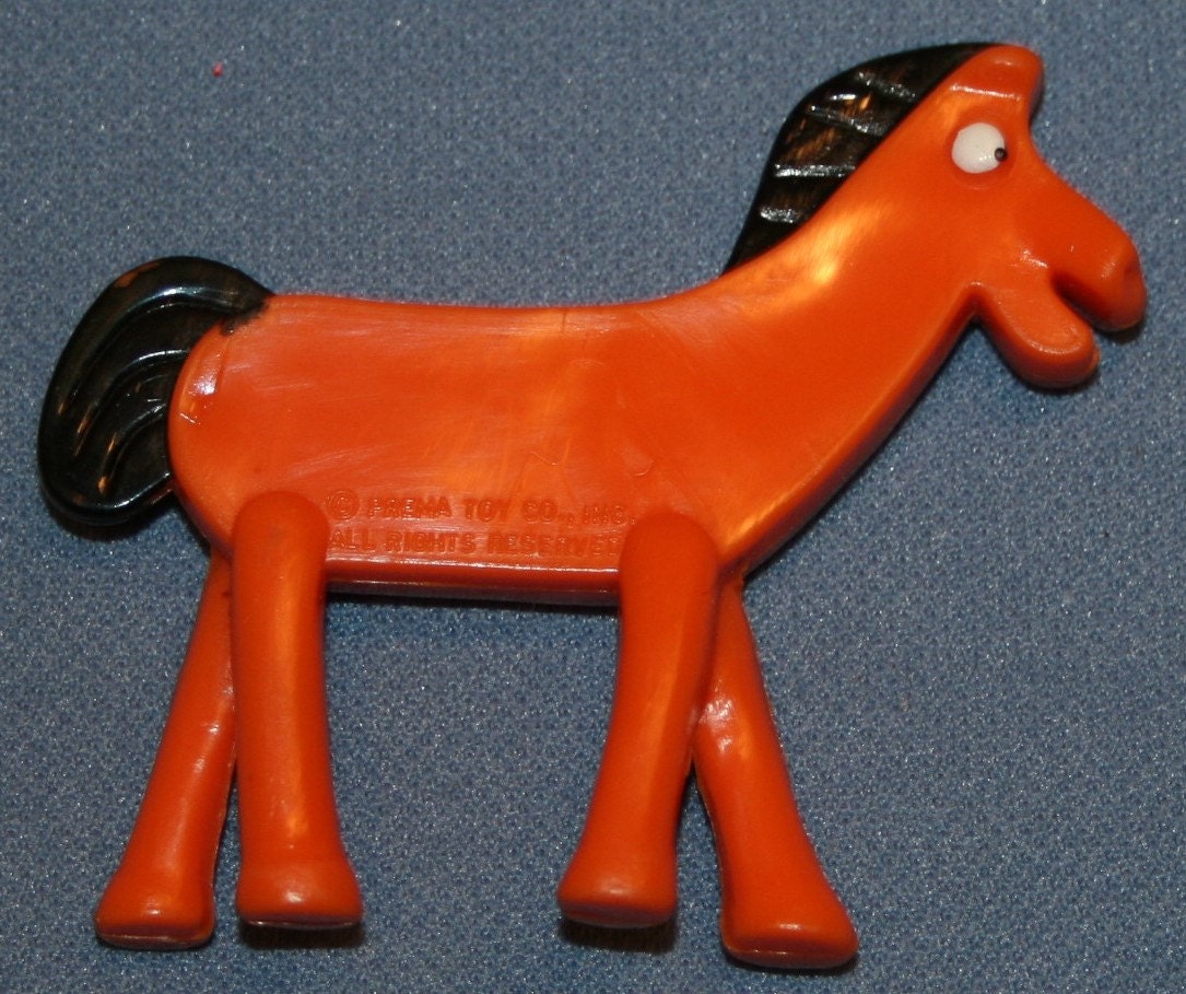 Gumby Pet Horse Pokey Prema Toy Co Inc Jesco 2 Tall Toy