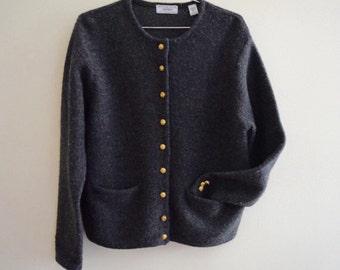Vintage Lord & Taylor Wool Sweater // Petite Large