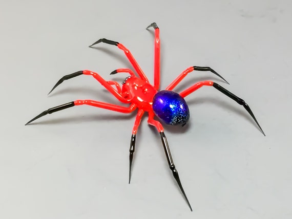 red translucent spider