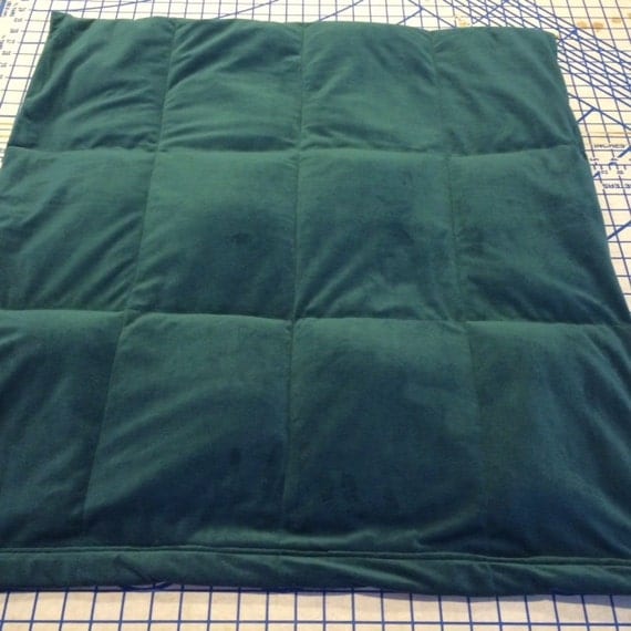 Weighted Velour Therapy Blanket 28x 58