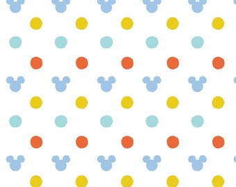 Disney Fabric Mickey Mouse Baby Heads Fabric From Springs Creative