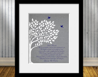 Maid of Honor Gift, BEST FRIEND Poem, Best Friends Wedding Gift, Best Friend Gift Print, Best Friend's Gift, Personalized Best Friend Gift