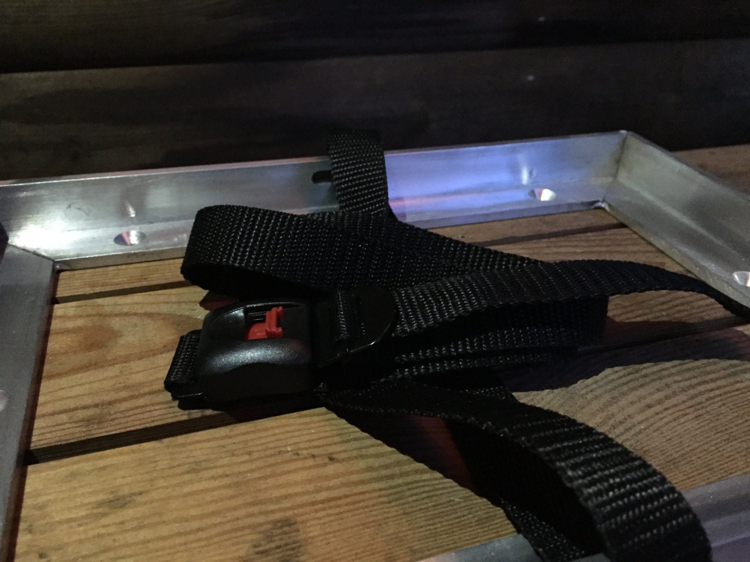 Aluminium Boat Battery Tray With Hold Down Strap, Two Sizes Available, Batteries from NimonicSWE