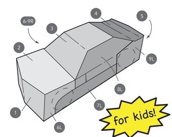 Transforming Car Costume for Kids