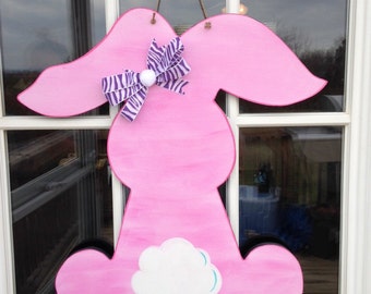 Easter Bunny door hanger yard art decoration..