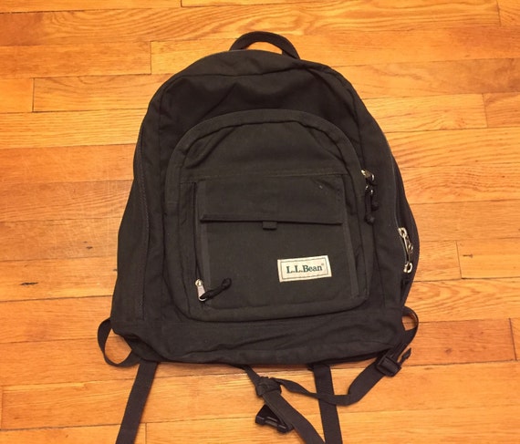 Vintage L.L. Bean Black Backpack