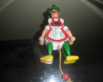 Pull string puppet | Etsy