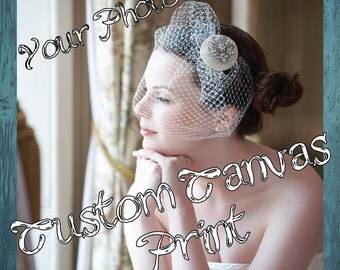 Custom Canvas Print - Any Size - Your Photo on Stretched Canvas - READY TO HANG