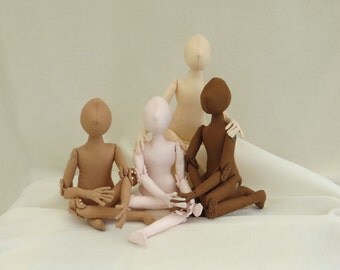 Cloth Doll Blank Body Form.' Earth Children' Cloth Doll