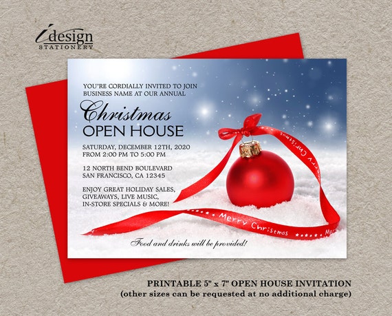 Business Holiday Invitations 2