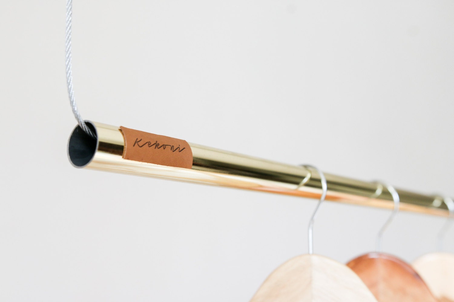 Hanging Clothing Rack by Kekoni on Etsy