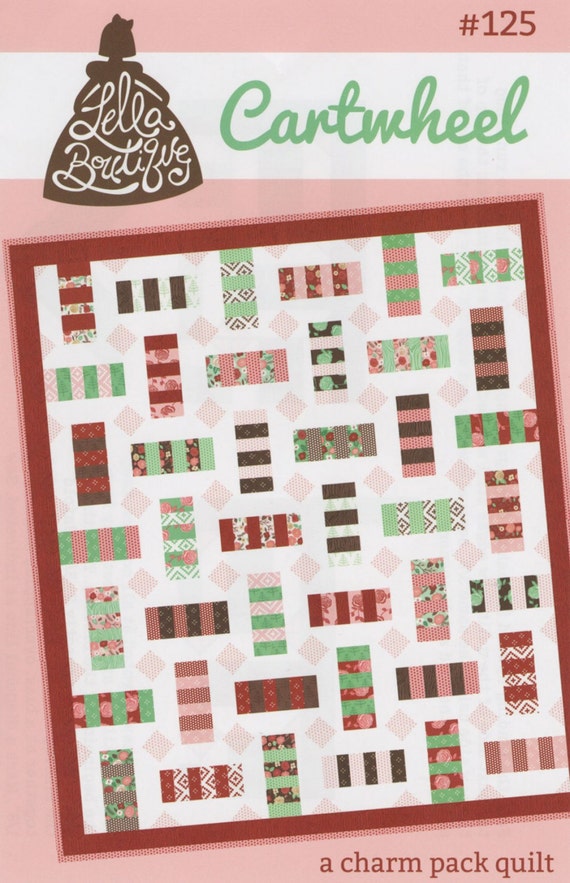 Cartwheel Quilt Pattern by Lella Boutique LB125 Great for