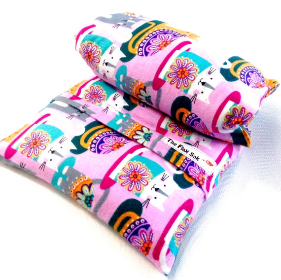 Flax HEATING PAD Microwavable FLAX Removable/Washable