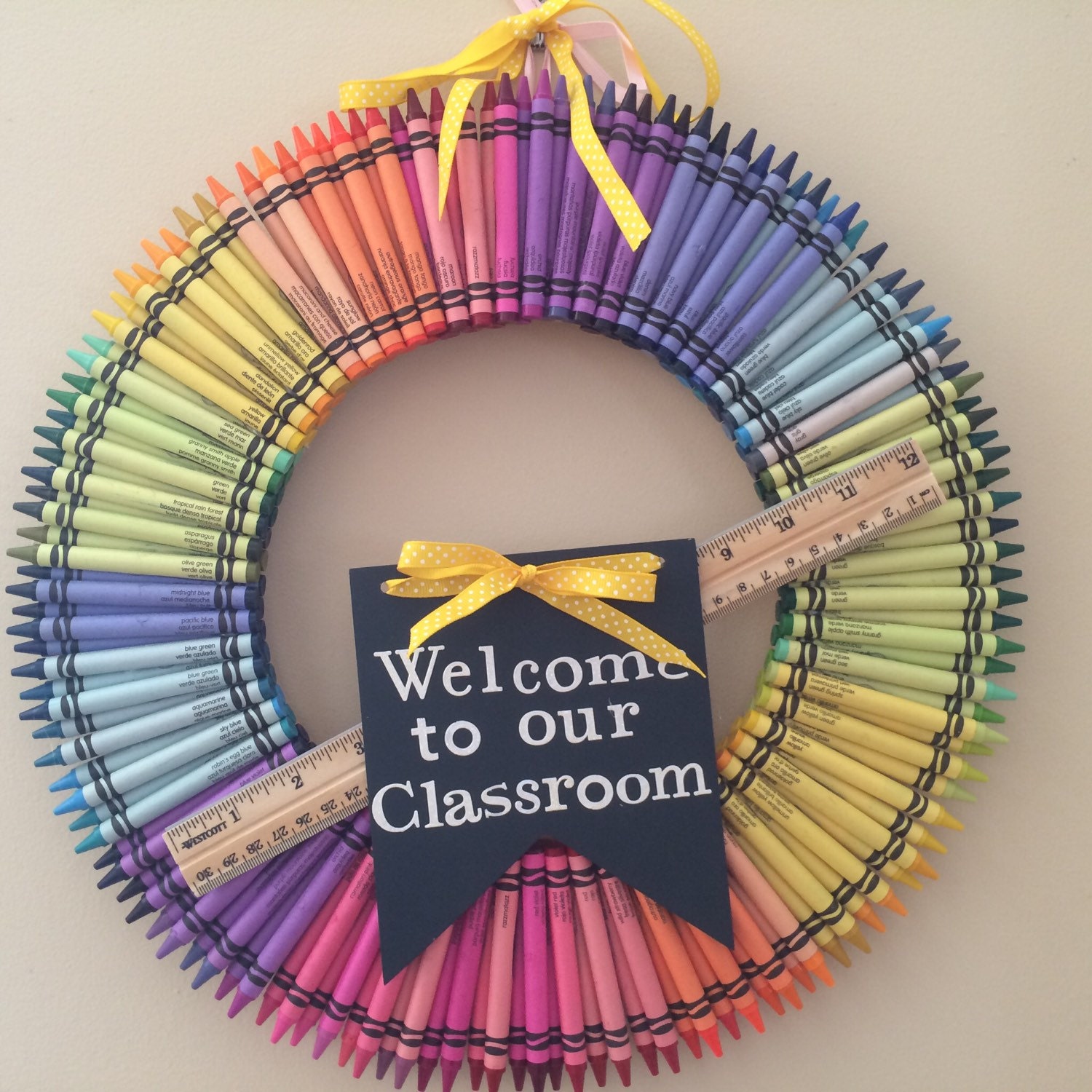 Crayon Wreath Large