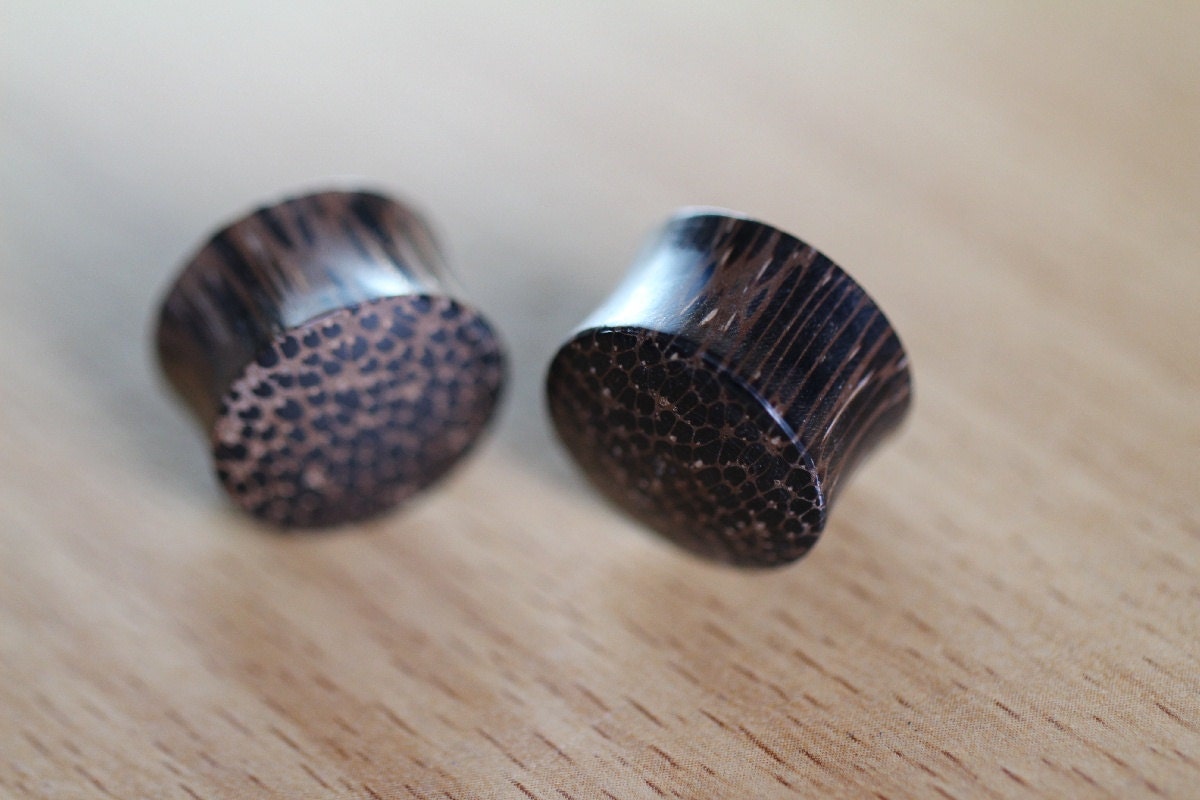 Big Wood Plugs 16mm Gauges Solid Ear Plugs 5/8 Wood